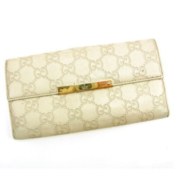 Gucci Wallet off white leather - Picture 1 of 6